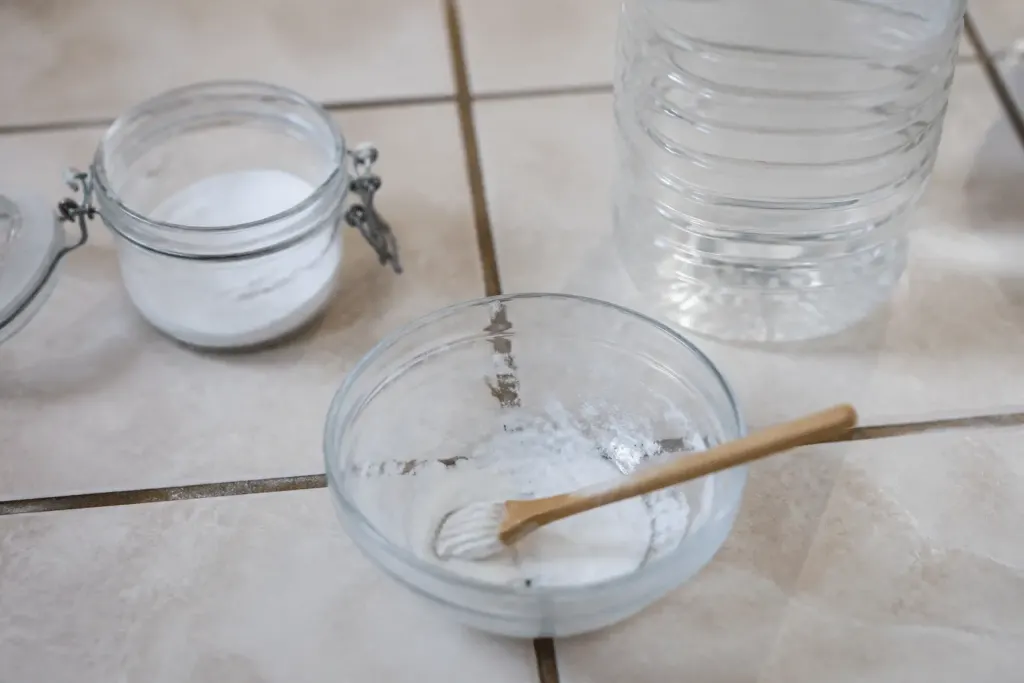 Pate blanche bicarbonate vinaigre blanc joints carrelage